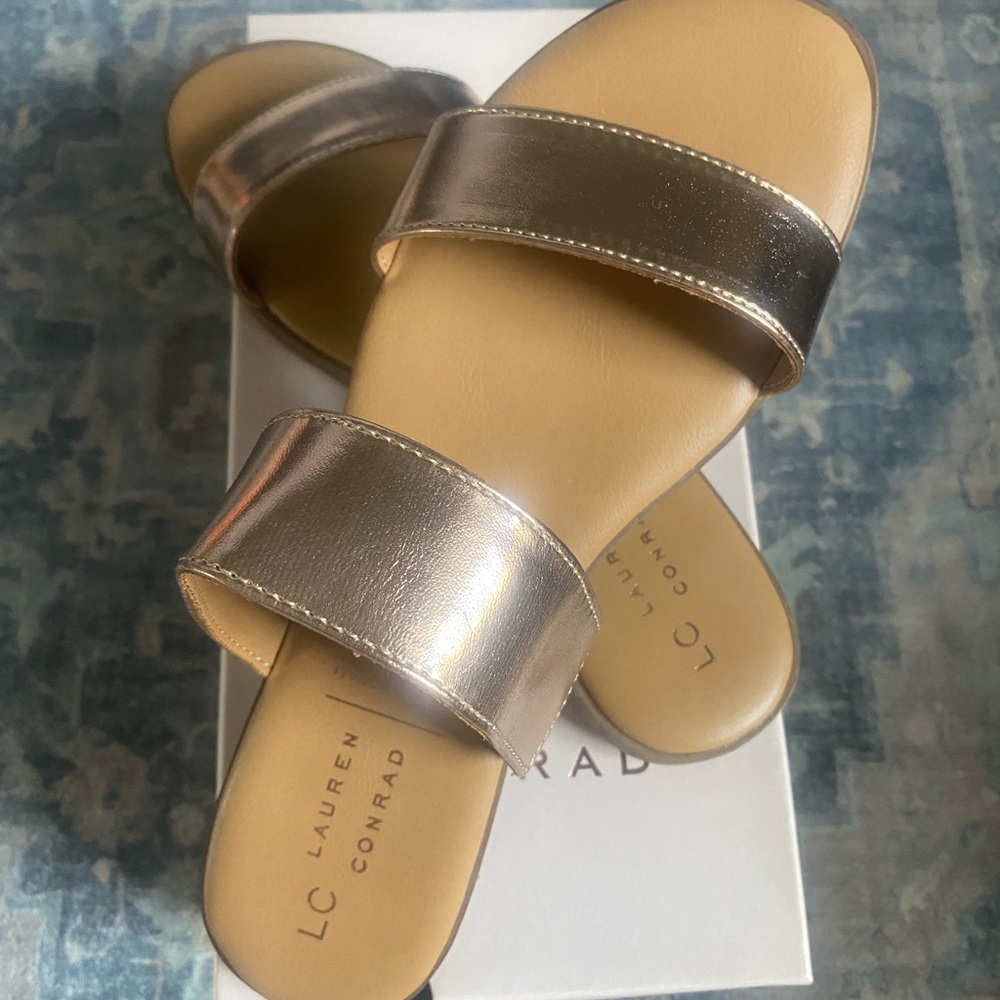 Brand new in box, LC Lauren Conrad, sandals, size 8.5